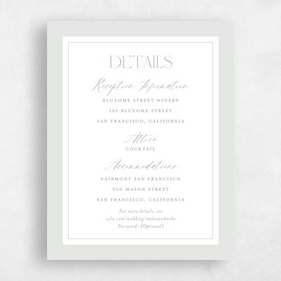 Sage, Green Wedding Enclosure - Seren