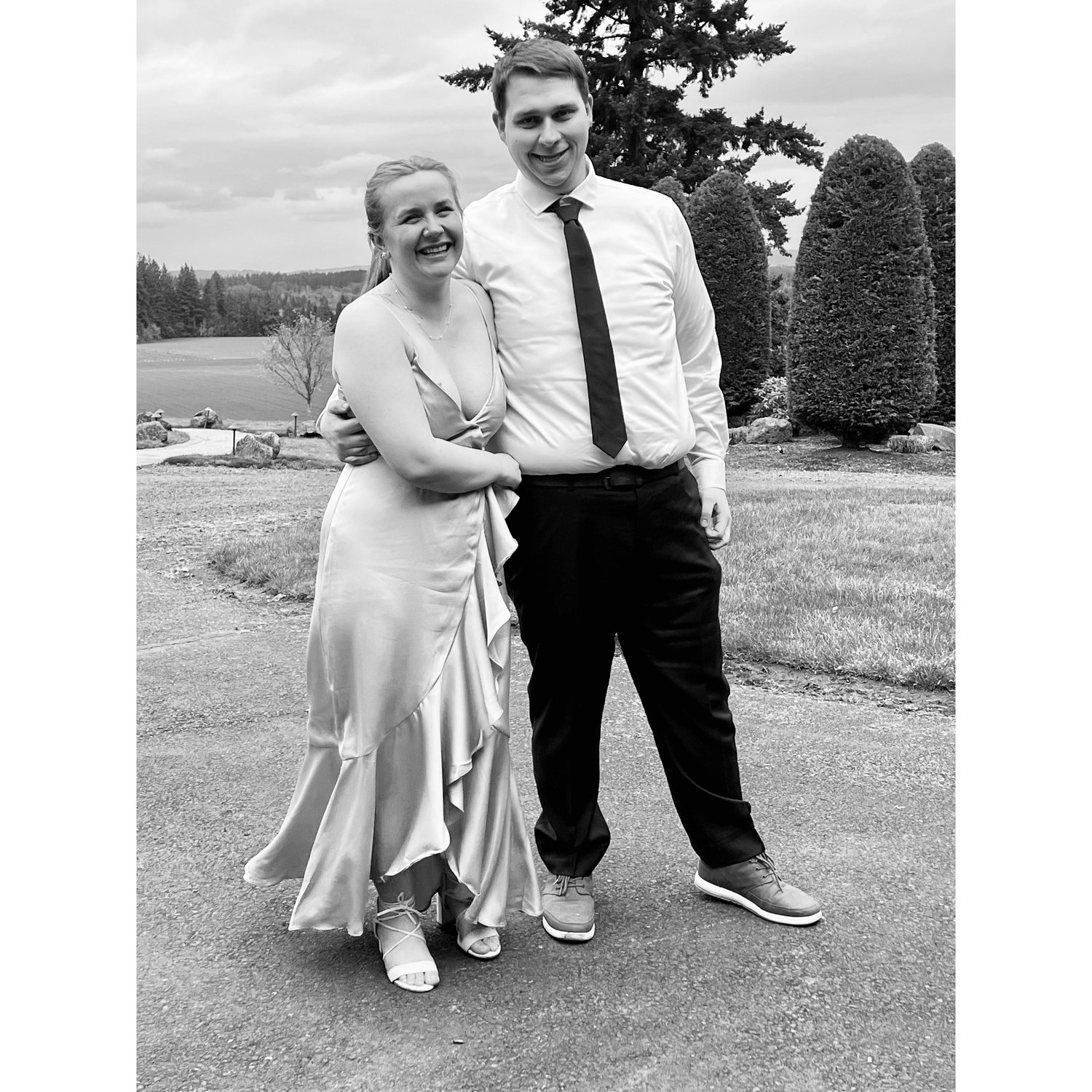 Though Kyle is not a fan of dressing fancy, he cleans up well to attend events with Mack.