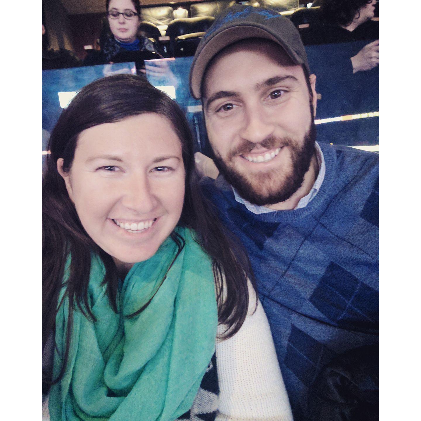 GOT symphony night. Ricky was loving life!