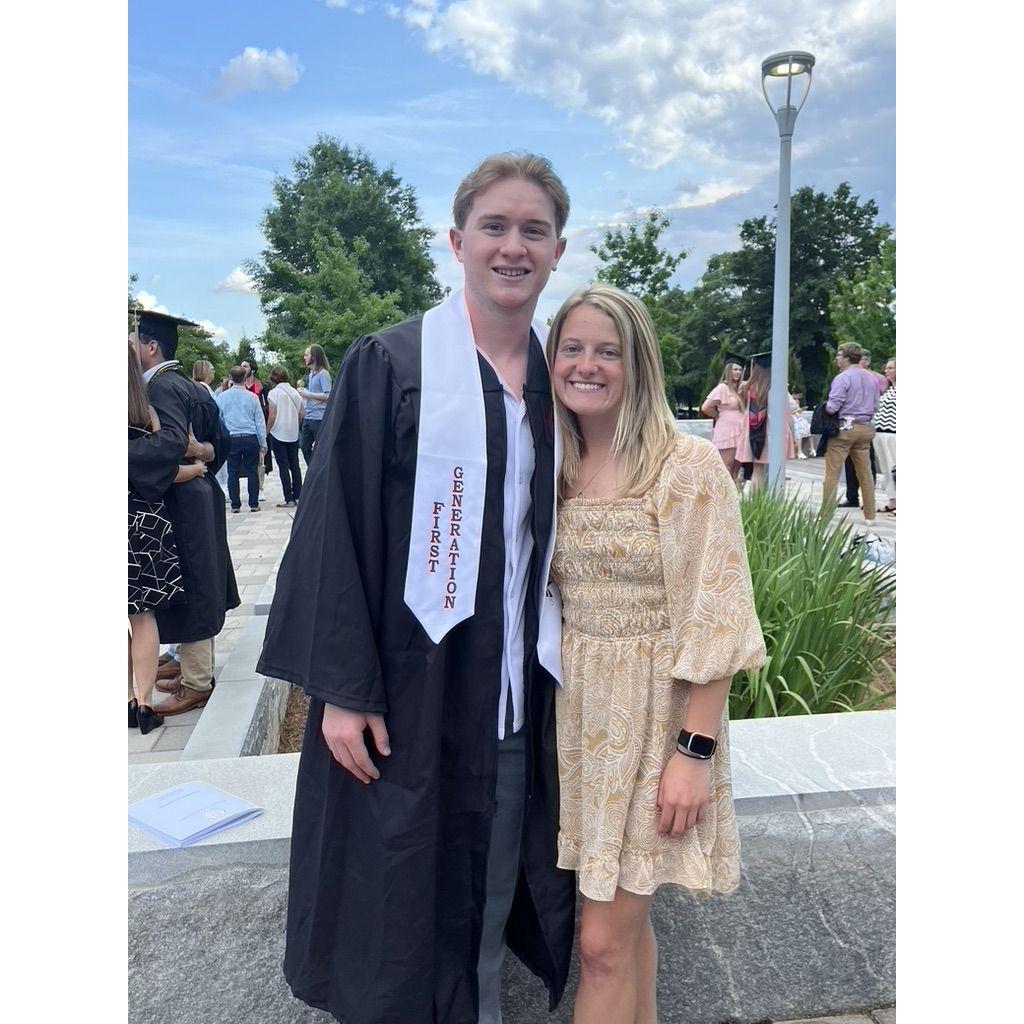 Korey college graduation 2024