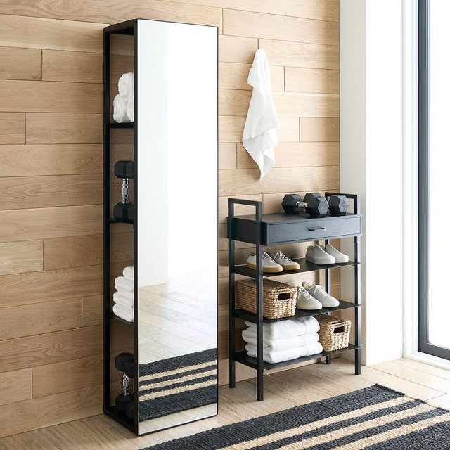 Temple Street Storage Mirror Black