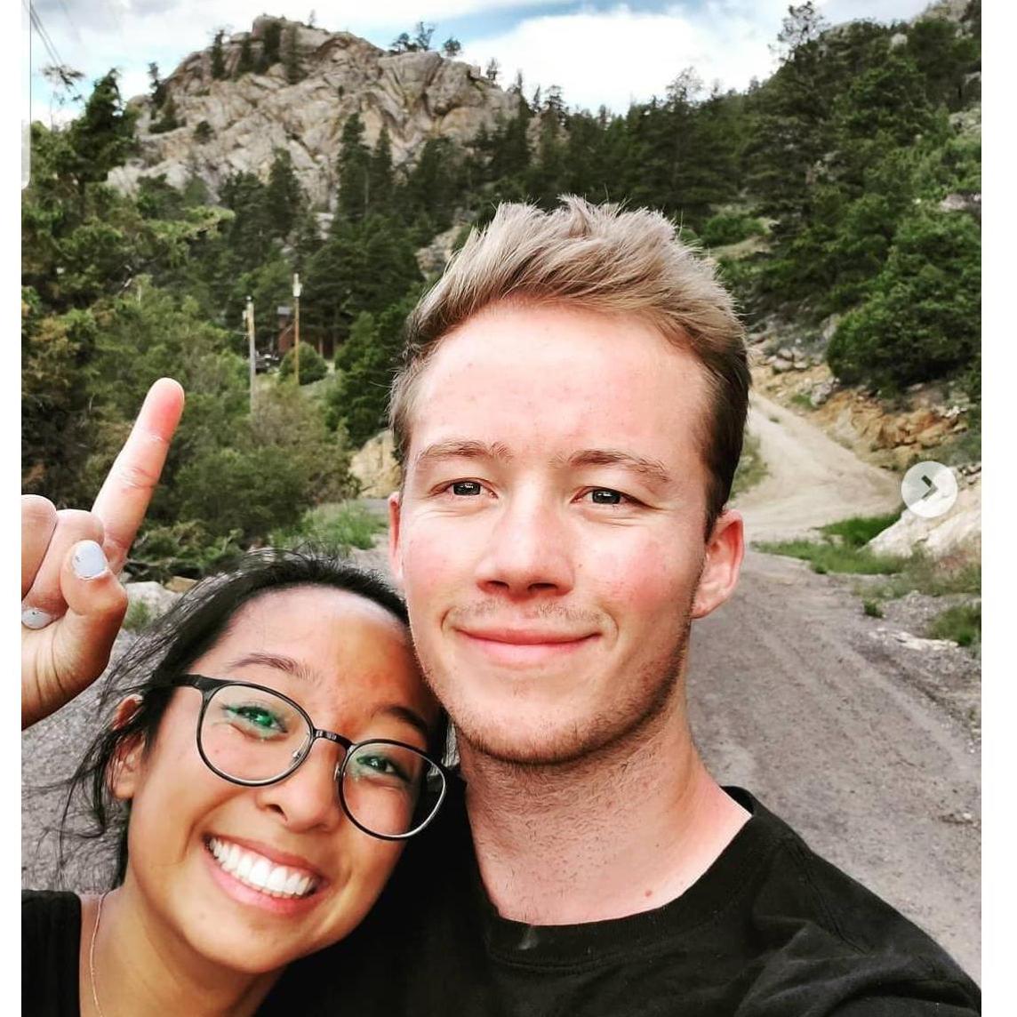 Back when we climbed outside for the first time in Estes Park