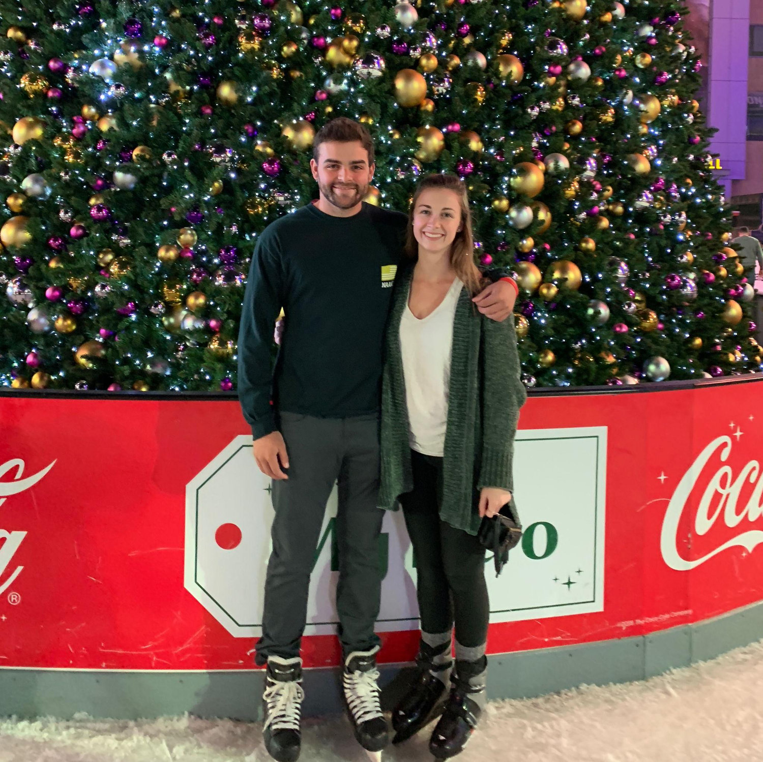 Ice skating at LA Live
