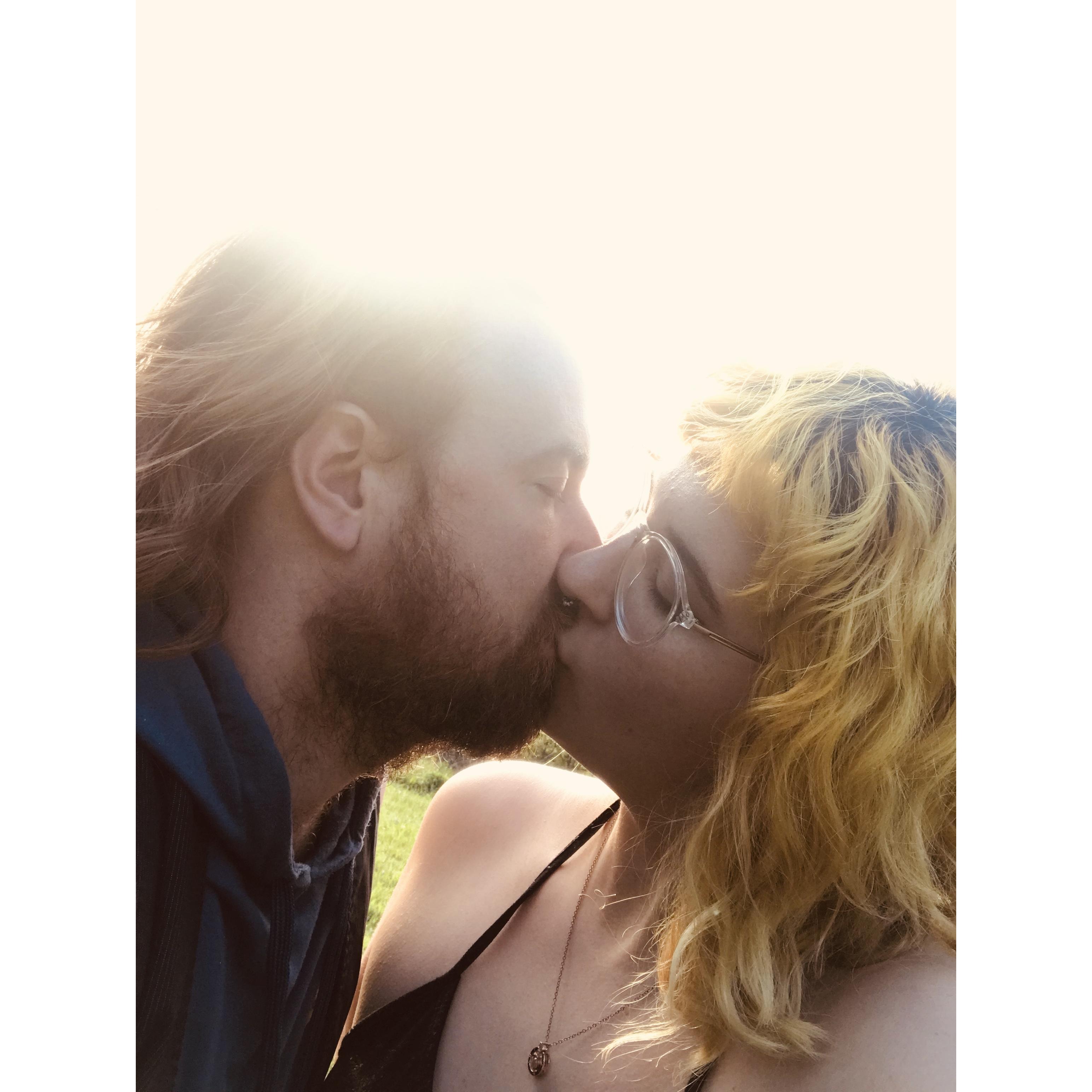Our anniversary in Brown County State Park