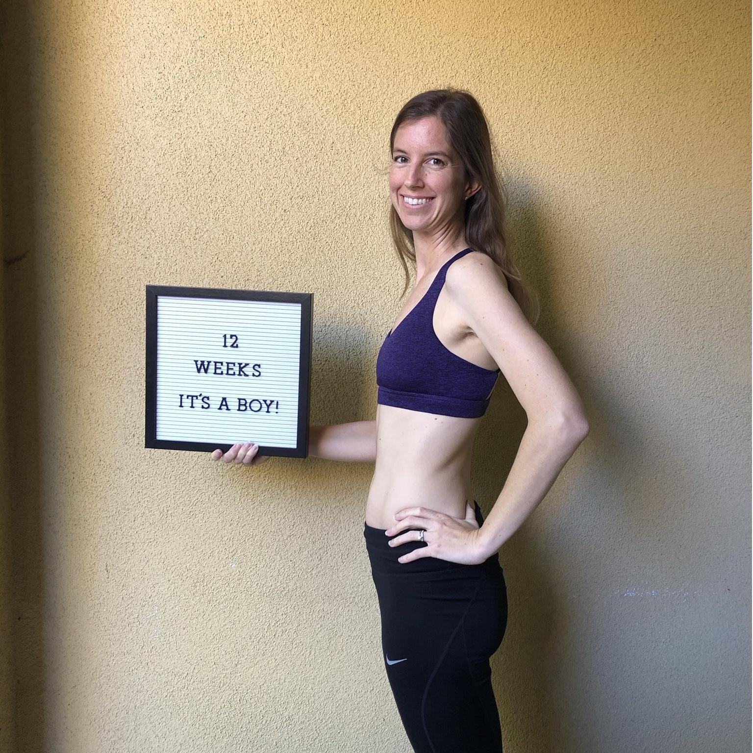 12 Weeks: The little guys is the size of a plum!
