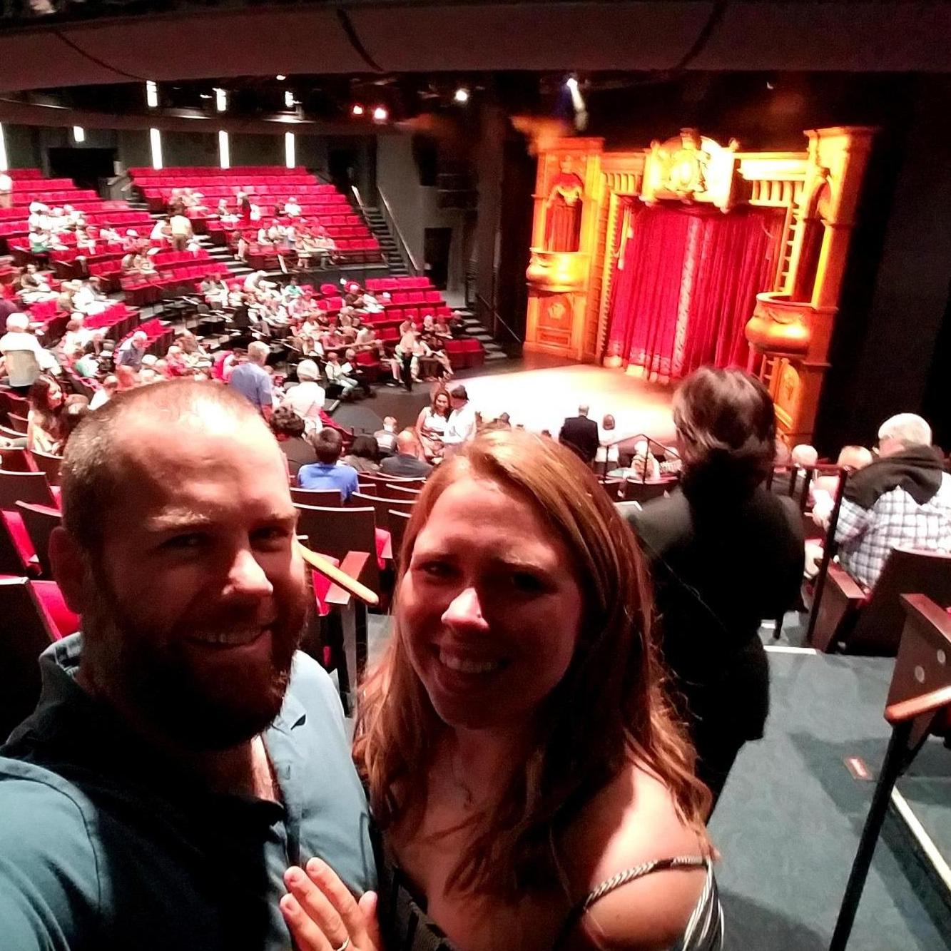 At the theater
