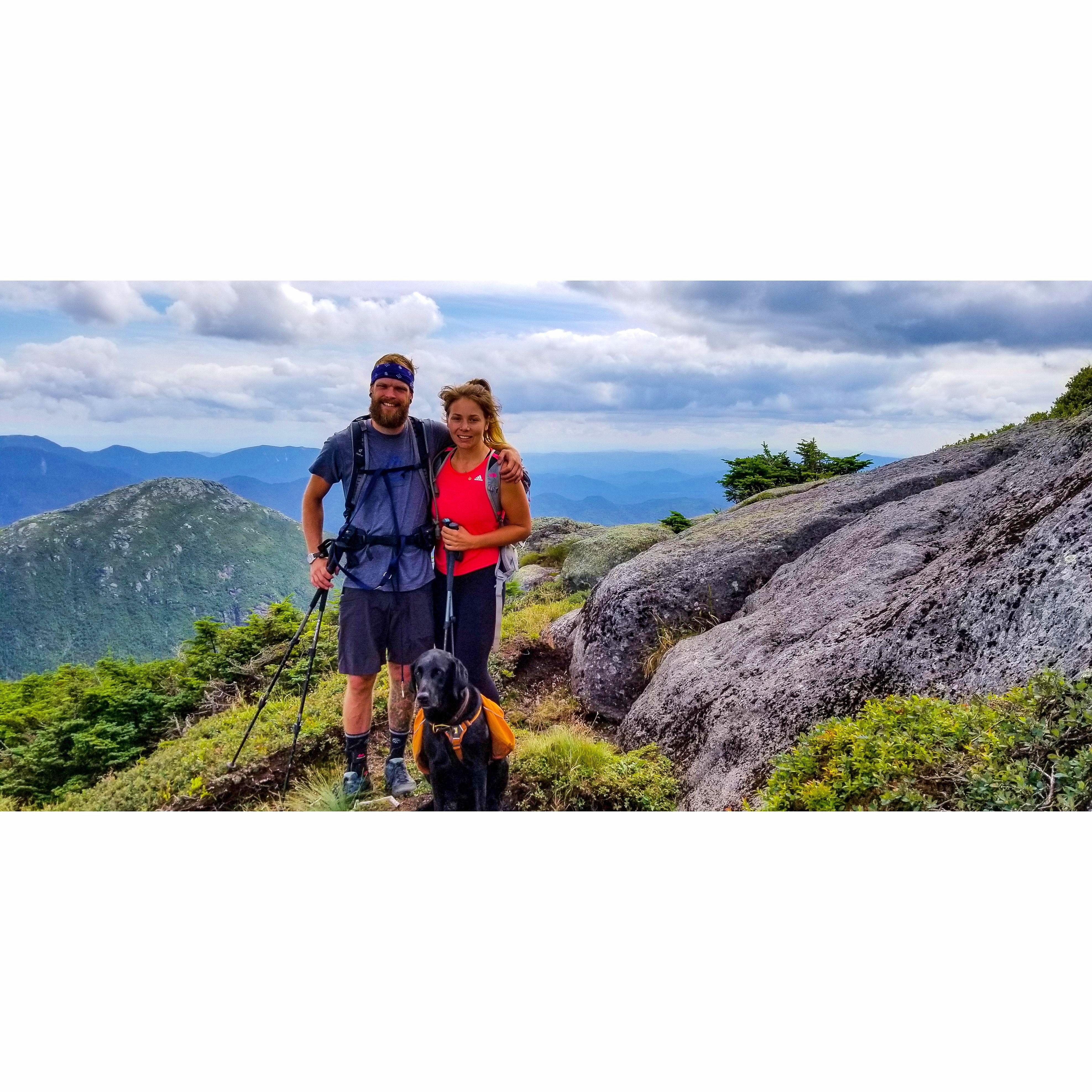 The beginning of our life on the road. First stop, highest mountain in NY