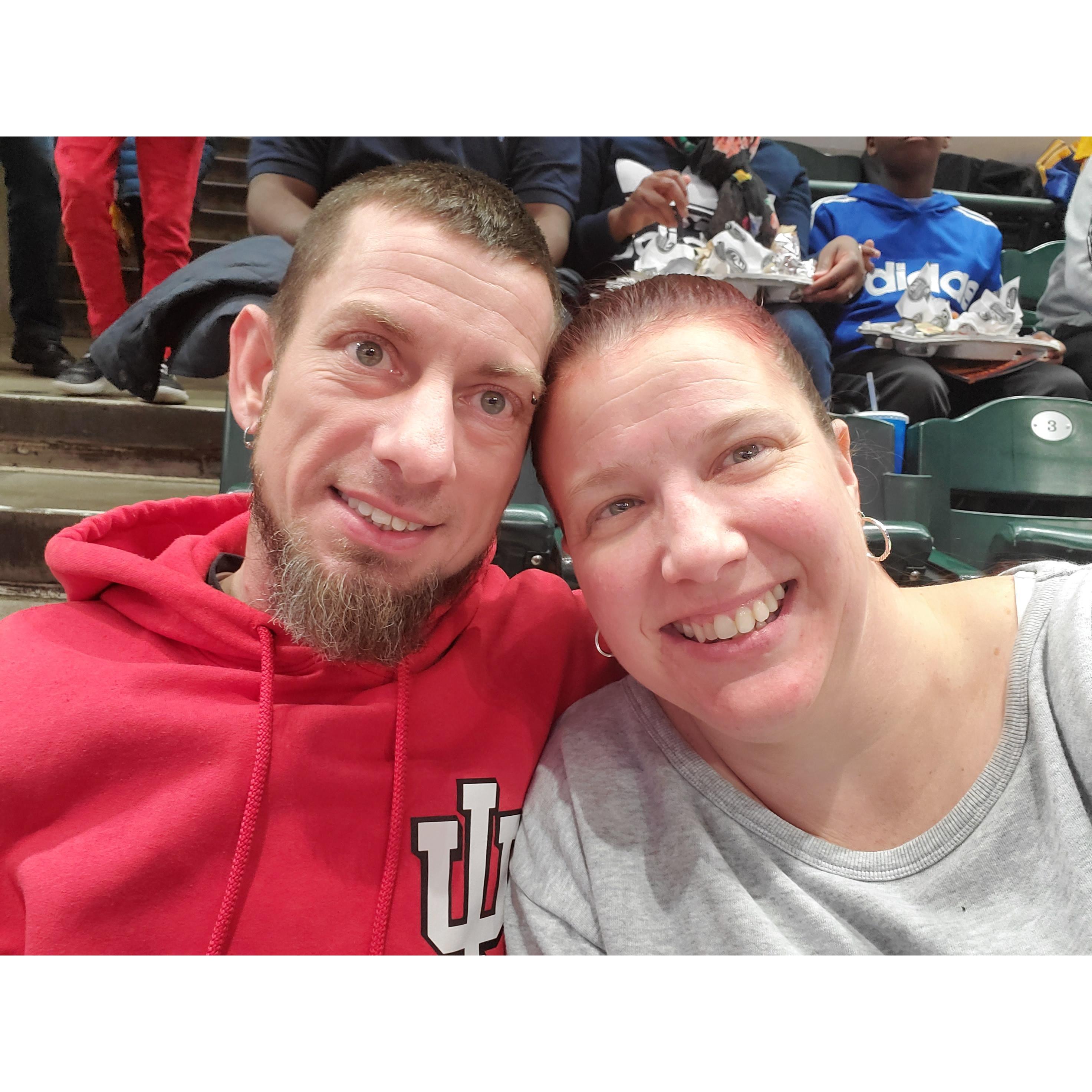 Our 1st Pacer game together