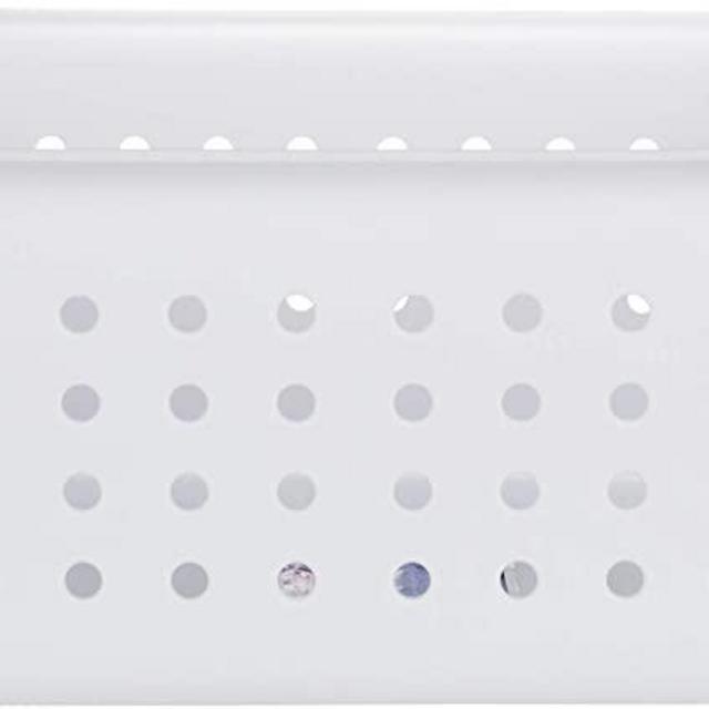 Sterilite Medium Ultra Basket Plastic Storage Bin Organizer - White