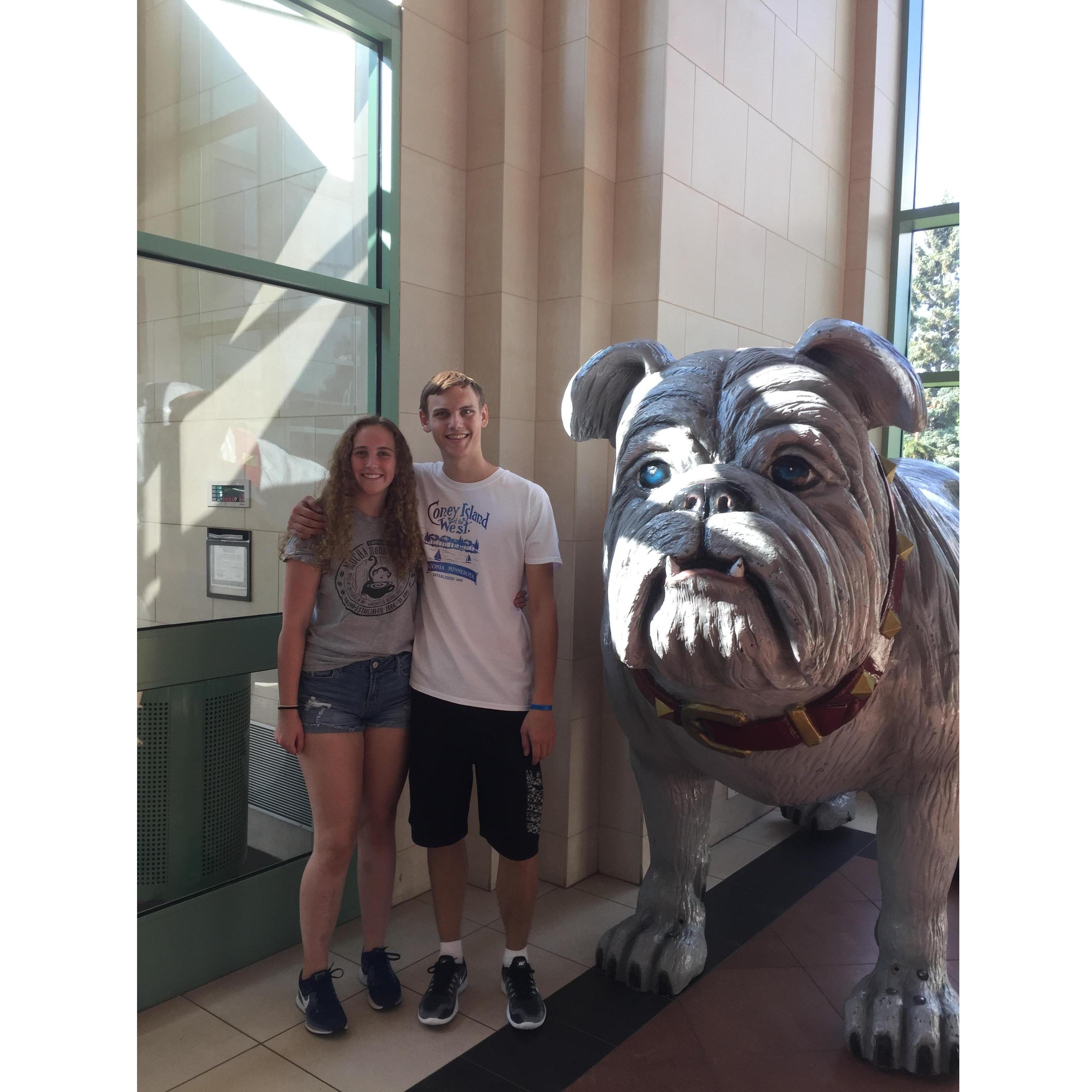 Zac's college move-in day!