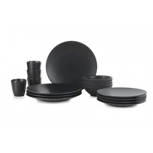 Set of 16 pieces Equinoxe black cast iron style
