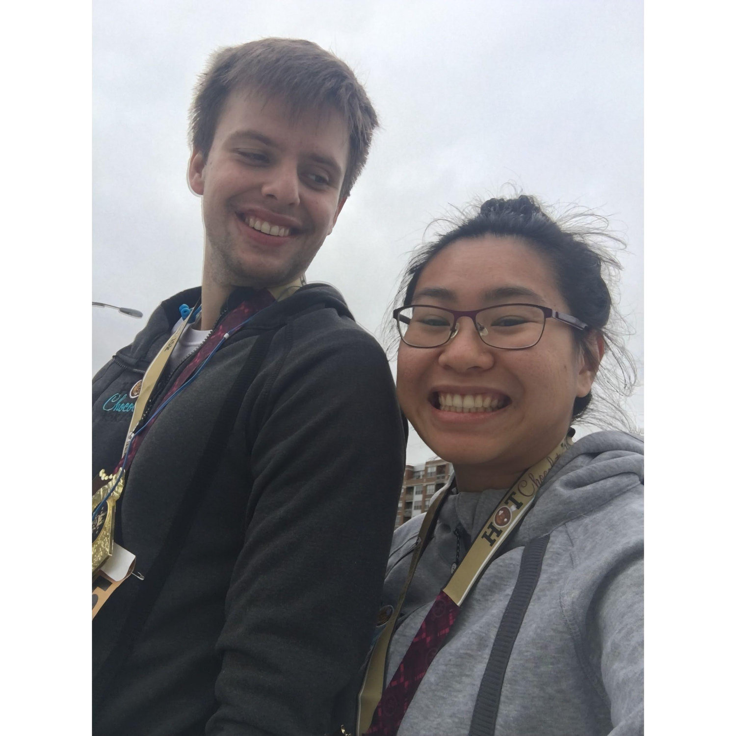 First (and last) 15k we ever ran together