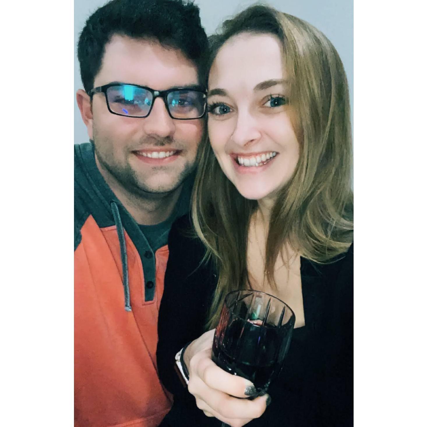 NYE 2021 (Aka Lacey got wine drunk at the Eck's for the first time)