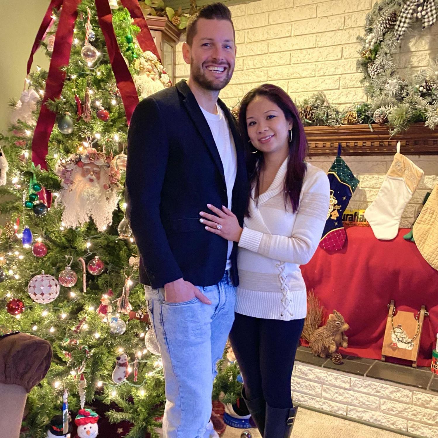 We finally told our family about our engagement!