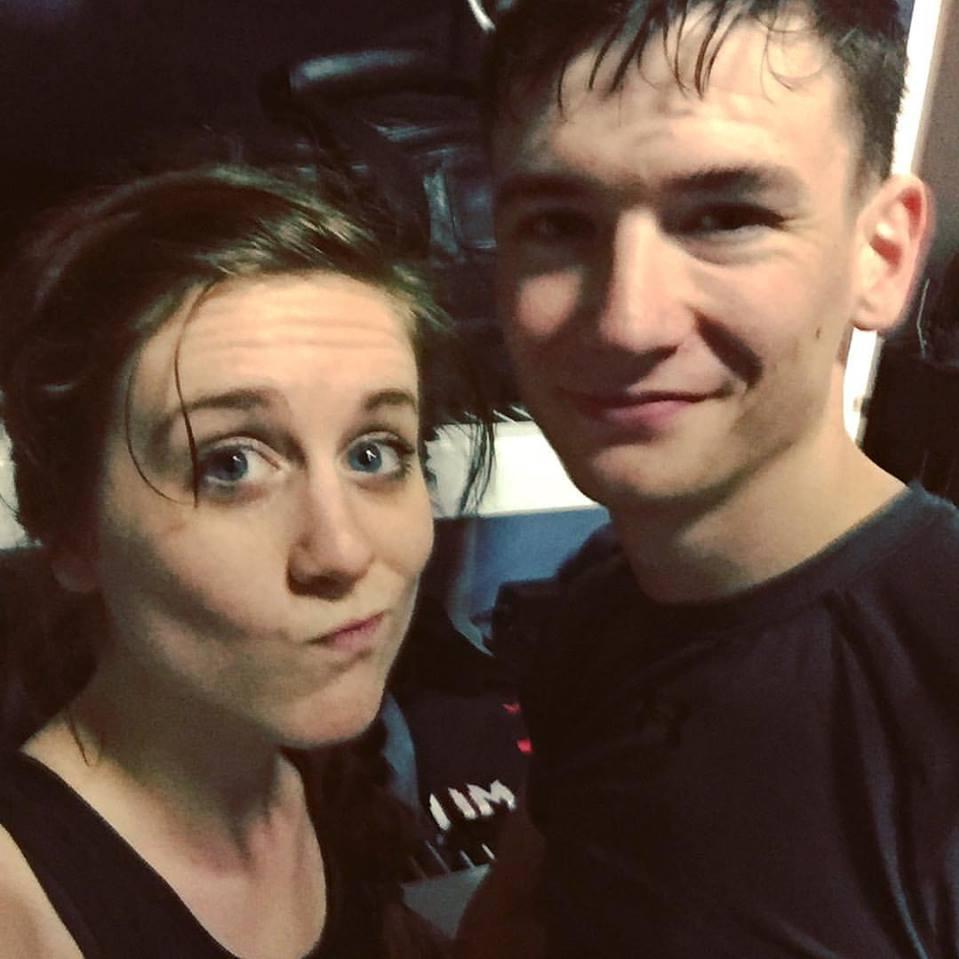 Post training selfie