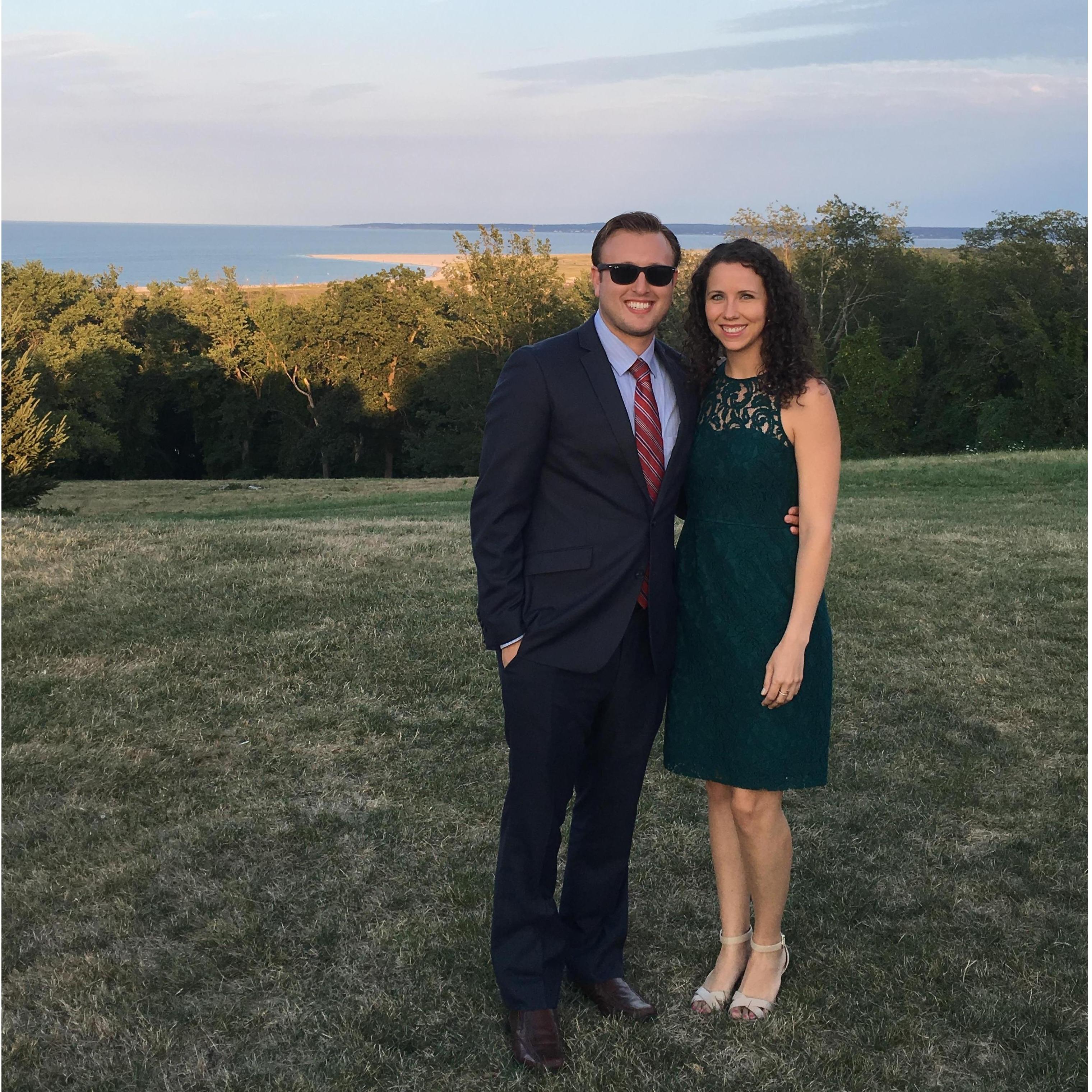 Attending Jeff's cousin's wedding in Massachusetts. September 2016