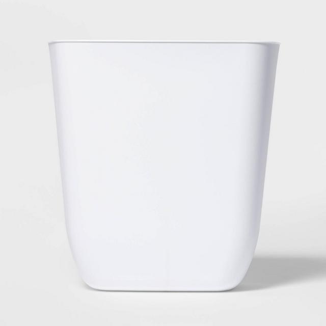 3gal Open Vanity Trash Can White - Room Essentials™