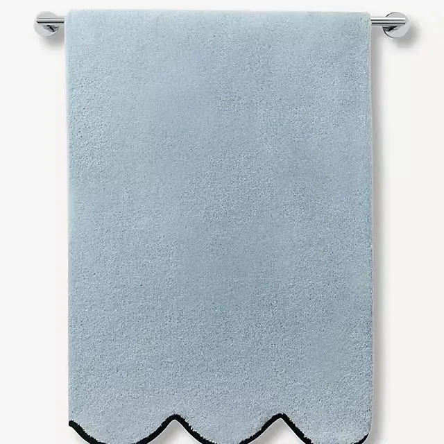 Kassatex Chairish Scallop Edge Bath Towel Collection