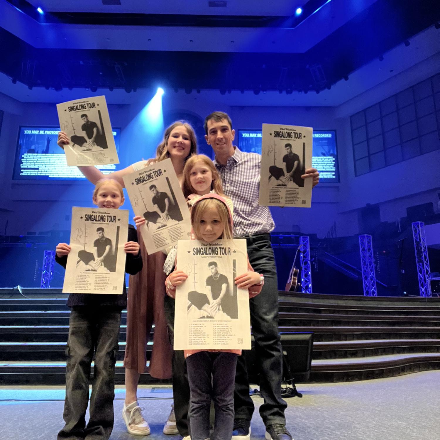 Phil Wickham concert - shhh there’s a surprise!