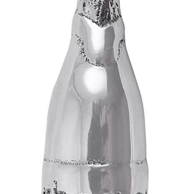 MARIPOSA Champagne Bottle Napkin Weight, Silver