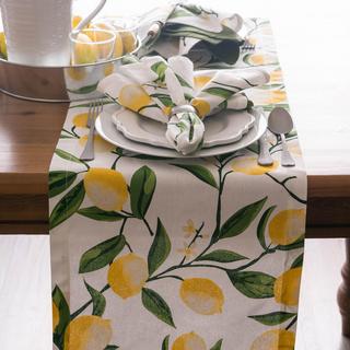 Lemon Bliss Print Table Runner