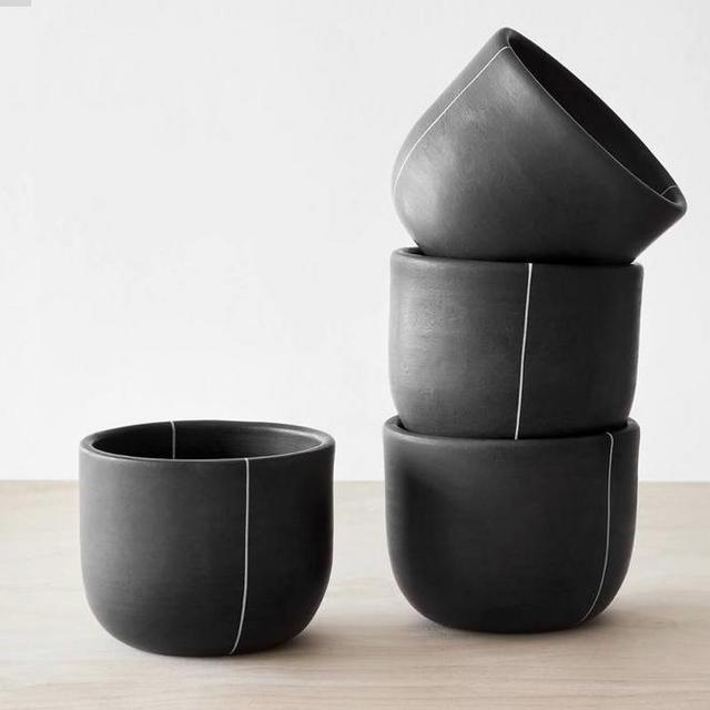 Black Clay Cups | Hand Painted by Master Artisans   – The Citizenry