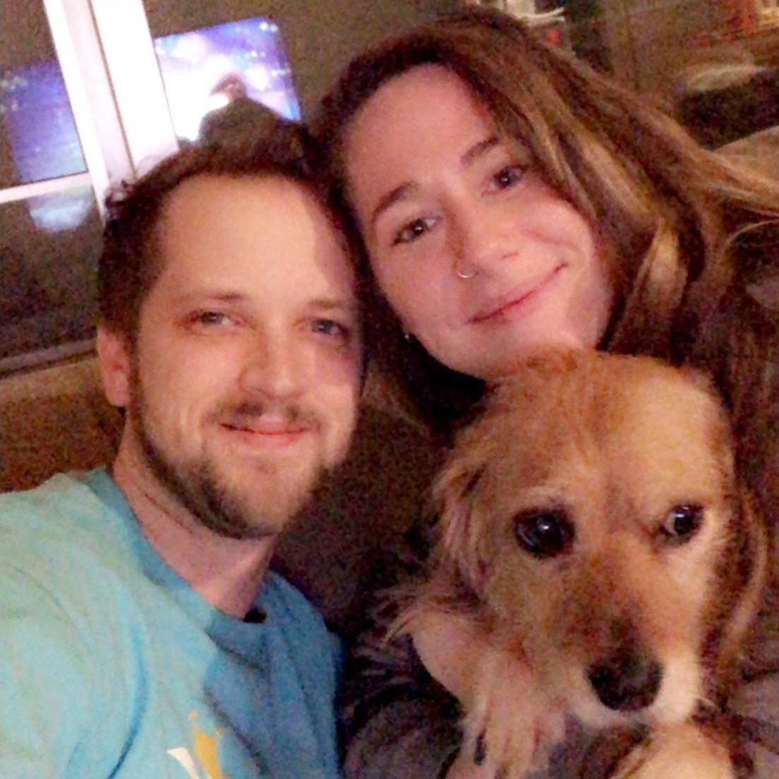 Hippie Dog is a huge part of our relationship. We both love her to pieces!
