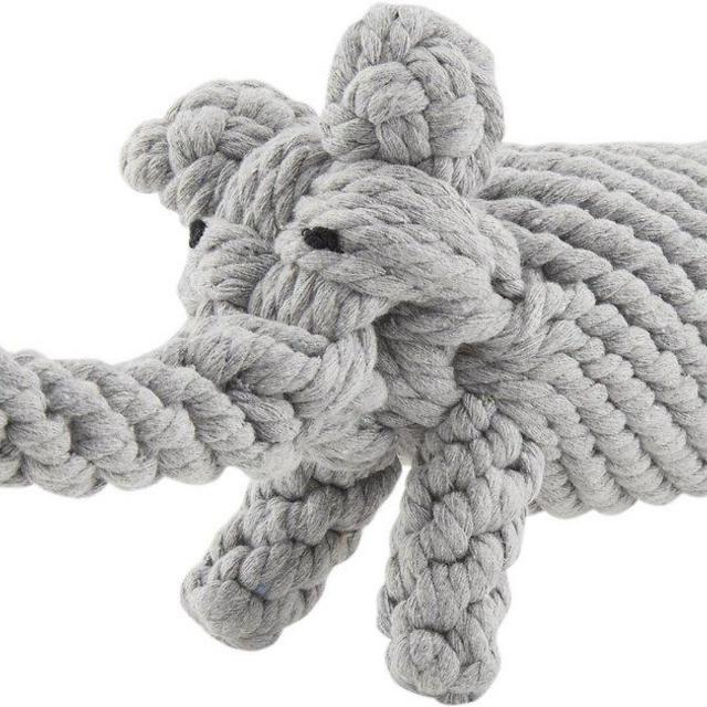 JAX AND BONES Coco The Elephant Rope Dog Toy, Jumbo - Chewy.com
