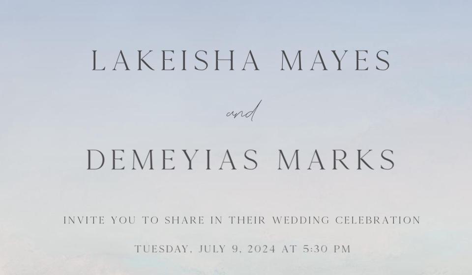 The Wedding Website of Keisha Mayes and Steph Marks