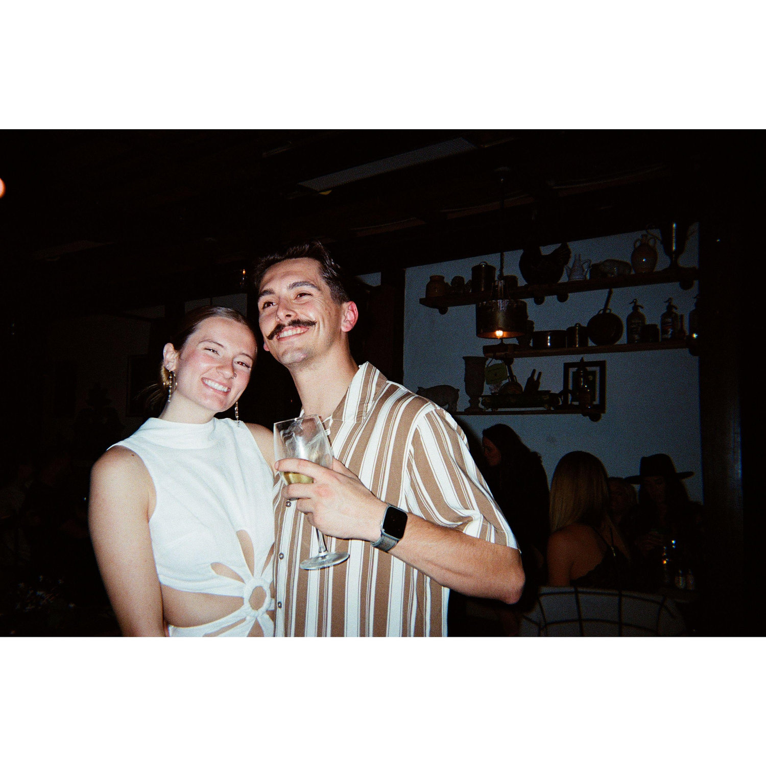 Our engagement party.
