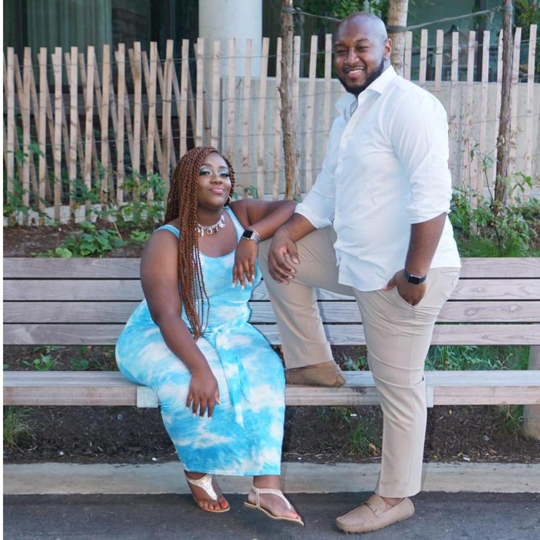 Our photo shoot, right before the big moment!