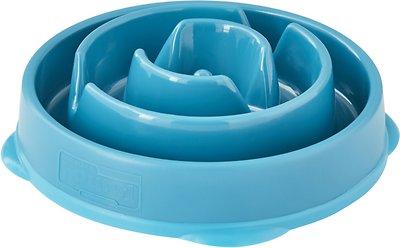 Outward Hound Fun Feeder Interactive Dog Bowl, Teal
