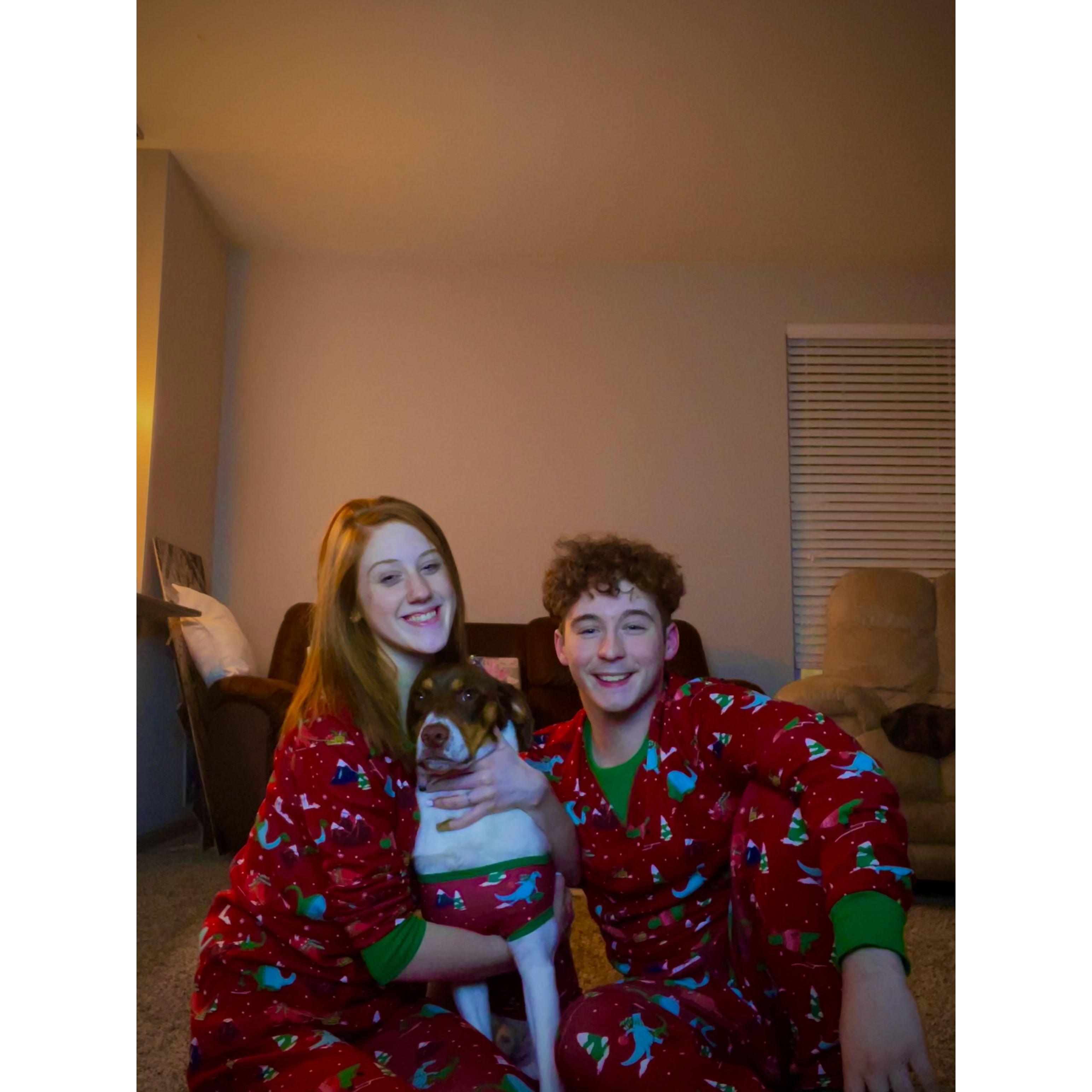 Our first Christmas all together as one family!