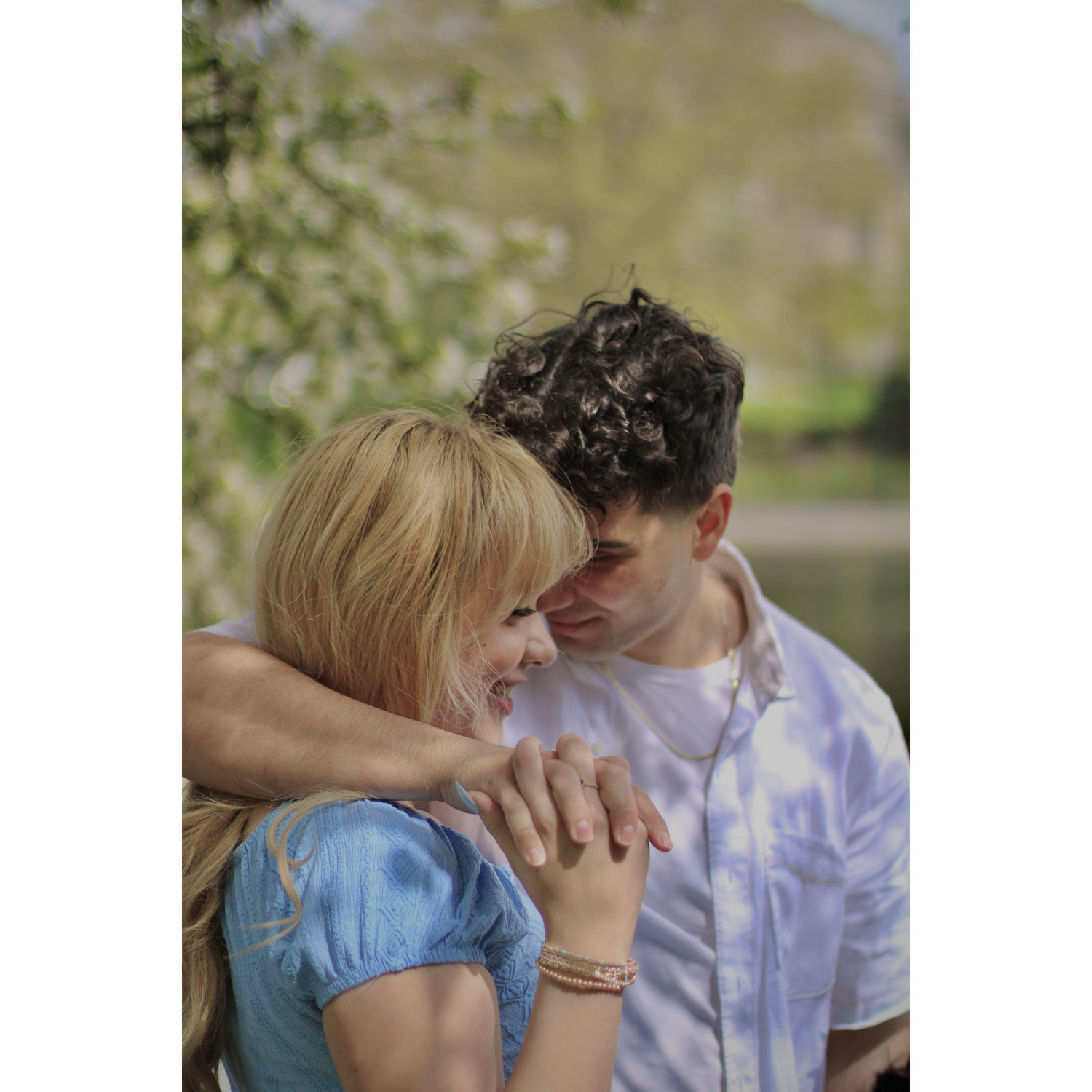 This is Freddy and I's first photoshoot as a couple. We had been dating 2 months at this point. Our wonderful friend Jasmine offered to take them.