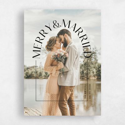 Black Holiday Card - Velvet Portrait