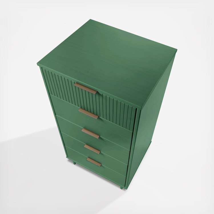Manhattan Comfort, Granville 5-Drawer Narrow Dresser | Zola