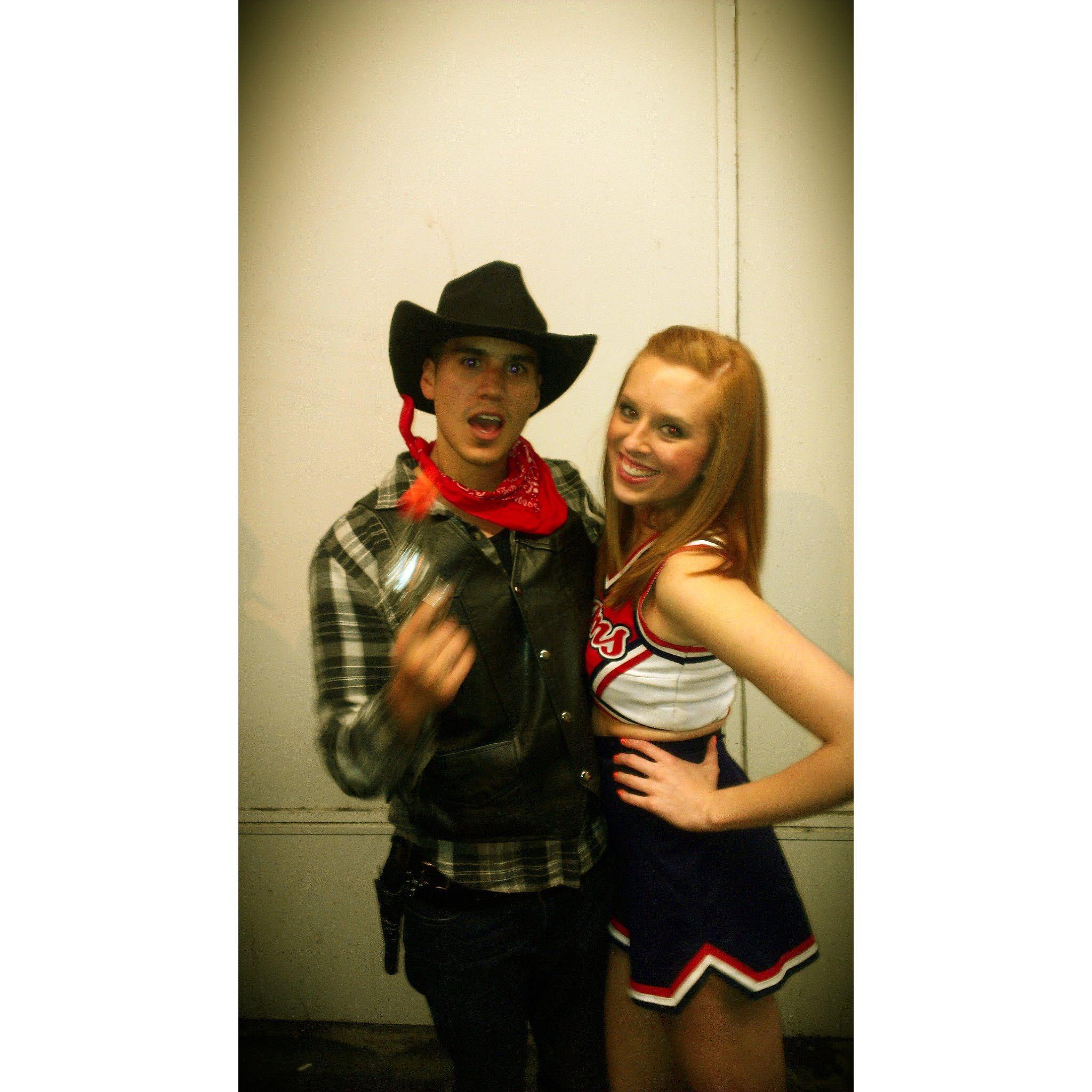 October 2012. Michael made a surprise trip to see me in Bellingham when I attended WWU. This was the first Halloween we spent together.