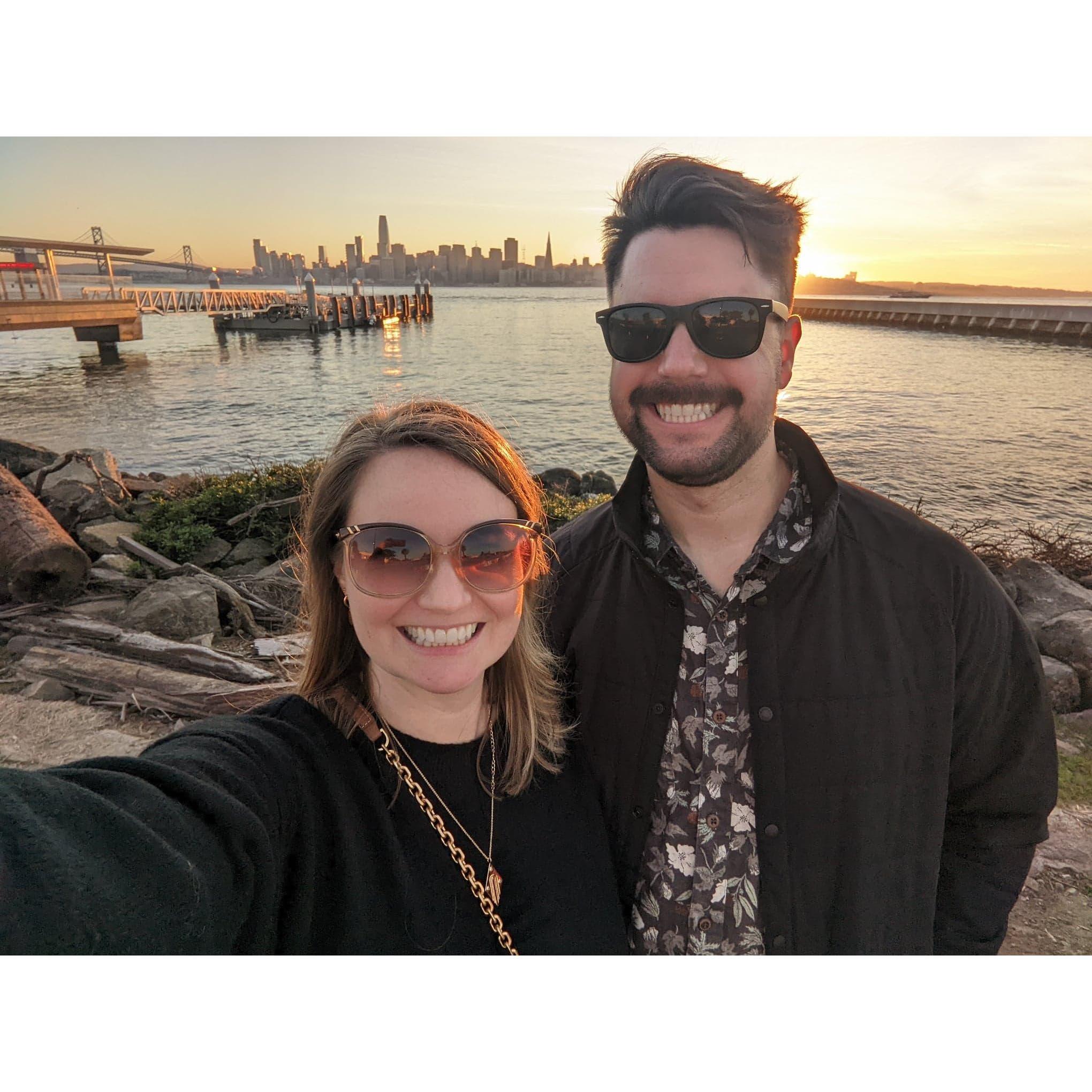 Photo of the SF skyline from Treasure Island