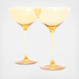 Estelle Martini Glass, Set of 2