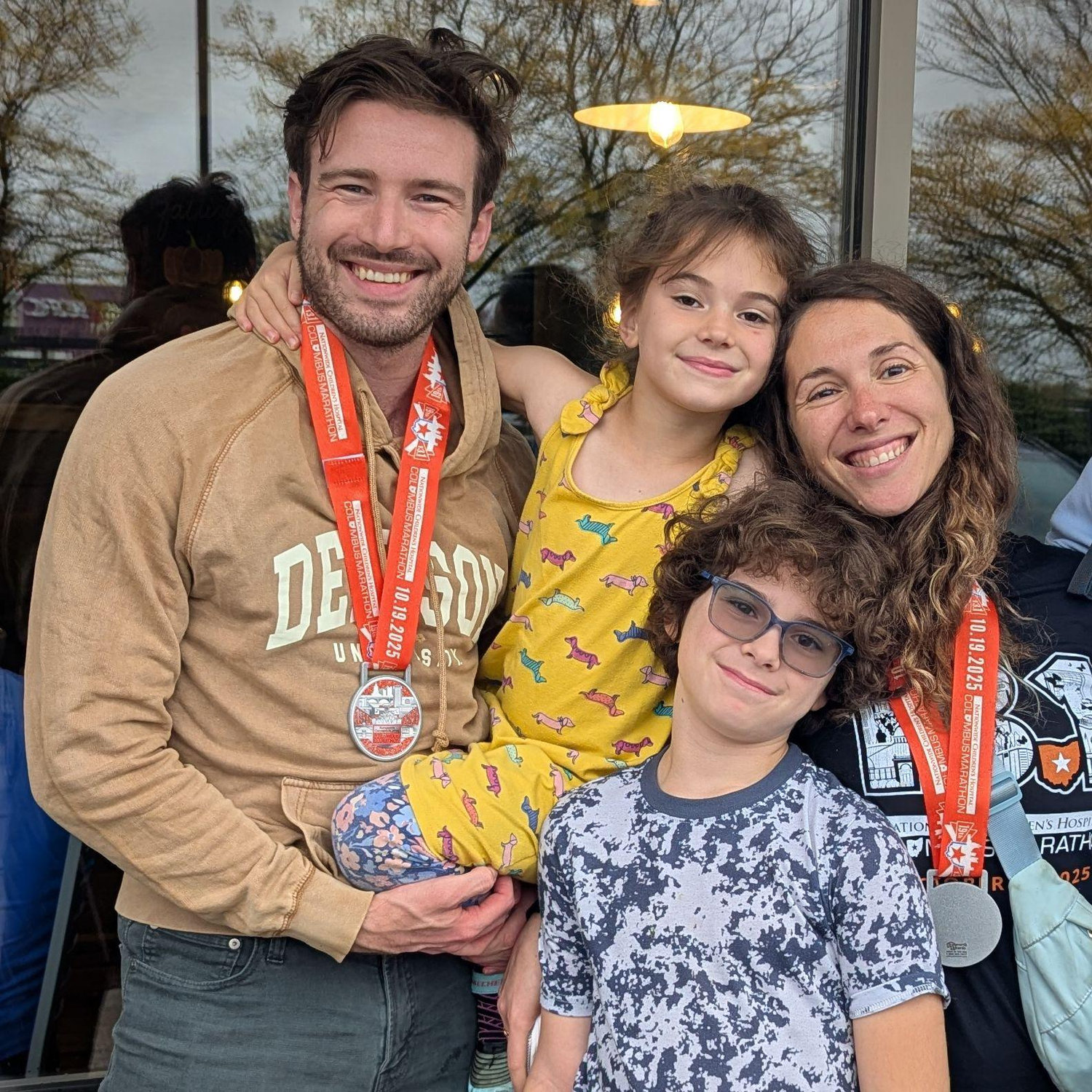 Ohio half-marathon in the books, and certainly in the pouring rain.