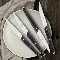 Argent Orfèvres™ St. Laurent - 4 Piece Steak Knife Set, Forged 18/10,  Triple Rivets