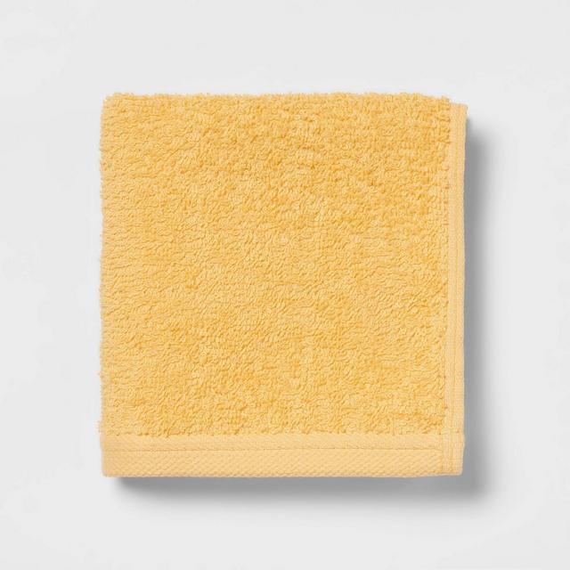 Everyday Washcloth Yellow - Room Essentials™