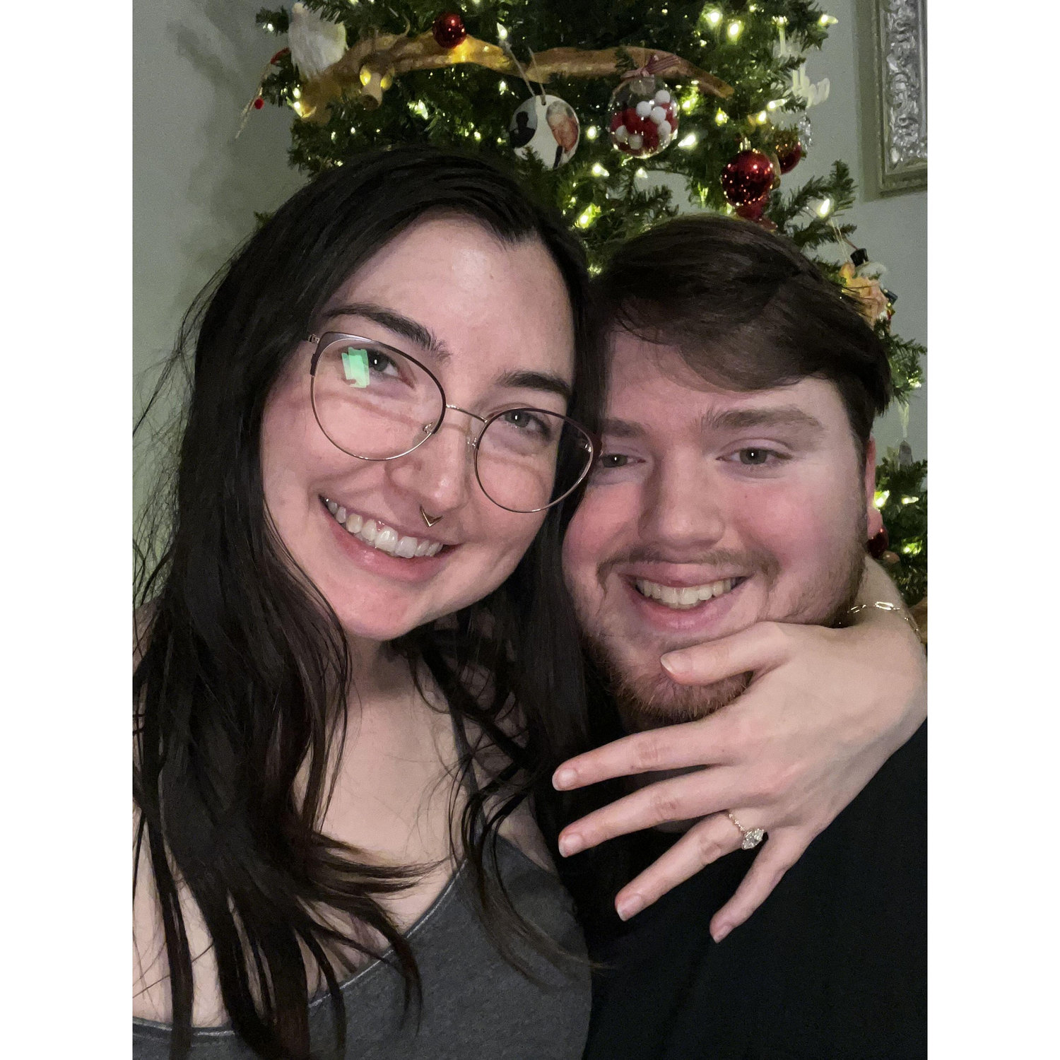 The night John spontaneously proposed.