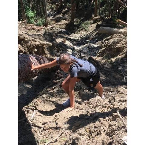 Active Landslide - Timber Creek Trail - 2017
