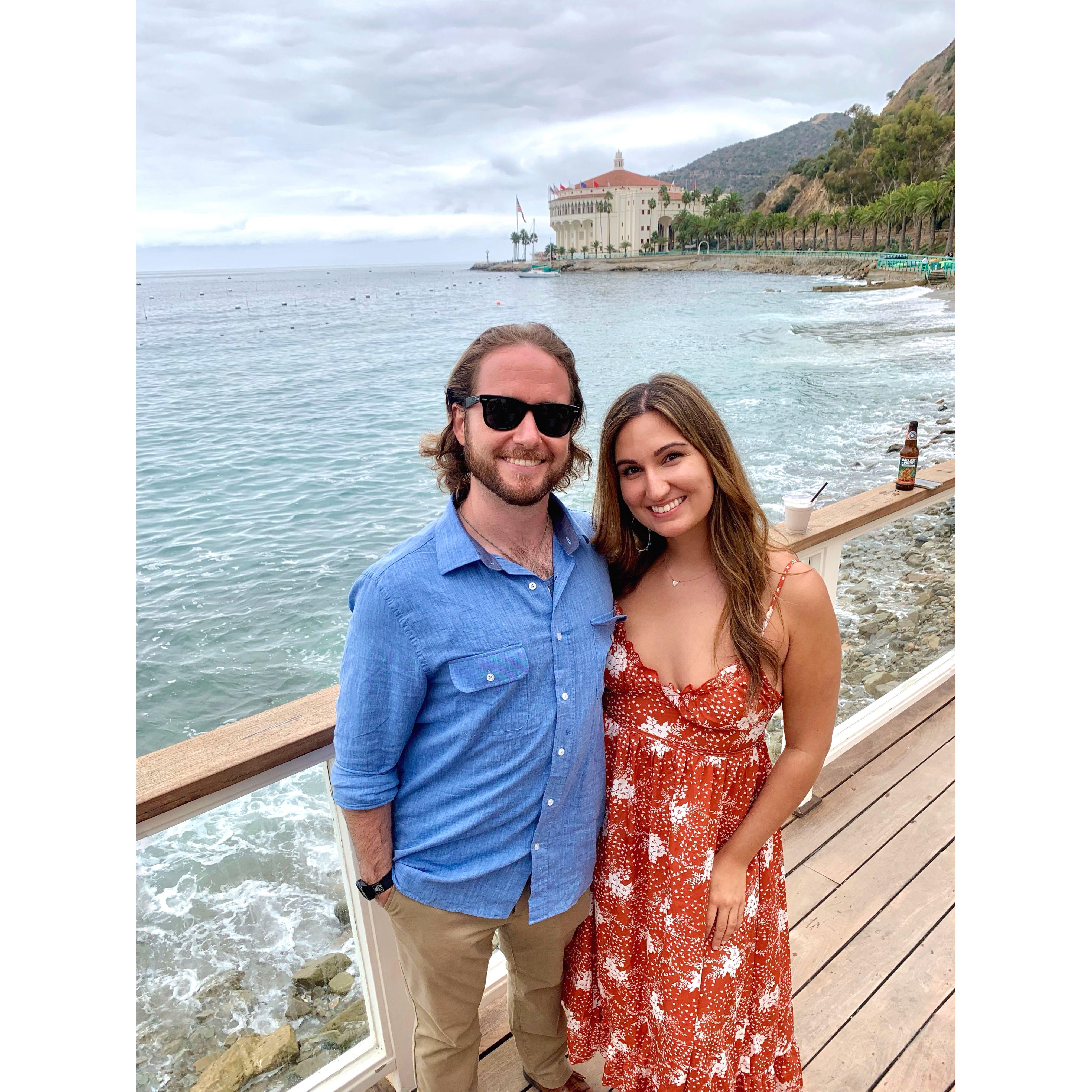 Catalina Island for Tommy and Courtney's wedding!