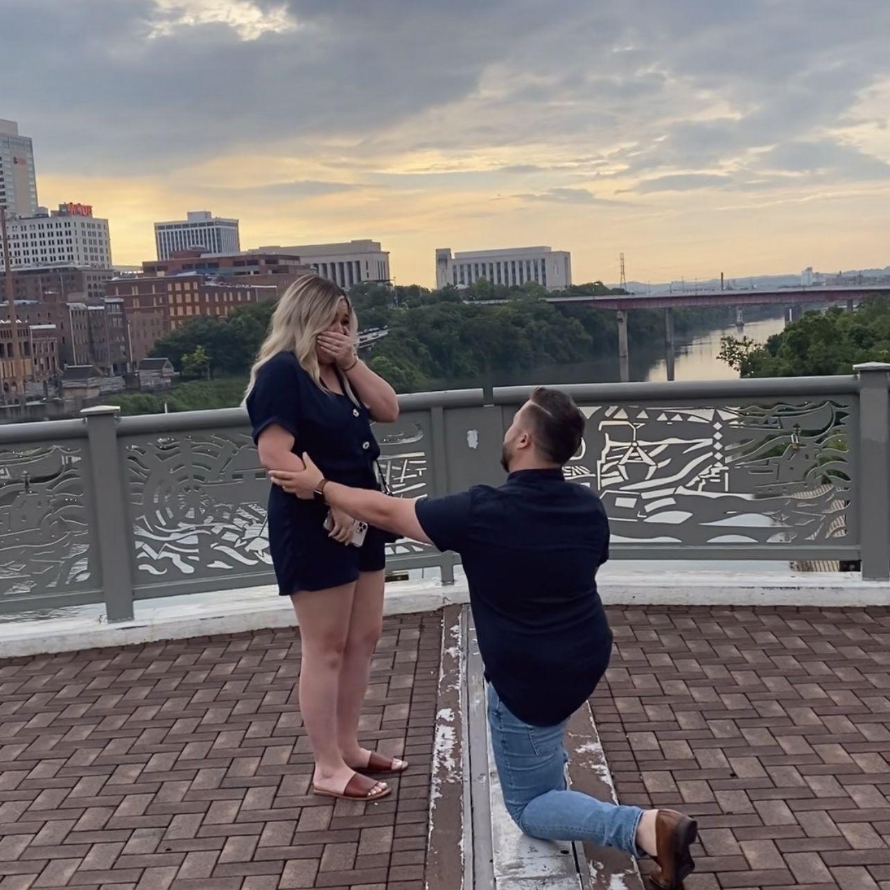 Our proposal on the Pedestrian Bridge in Nashville.