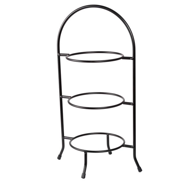Creative Home 73044 3-Tier Dessert Plate Rack, 18.5-Inch H