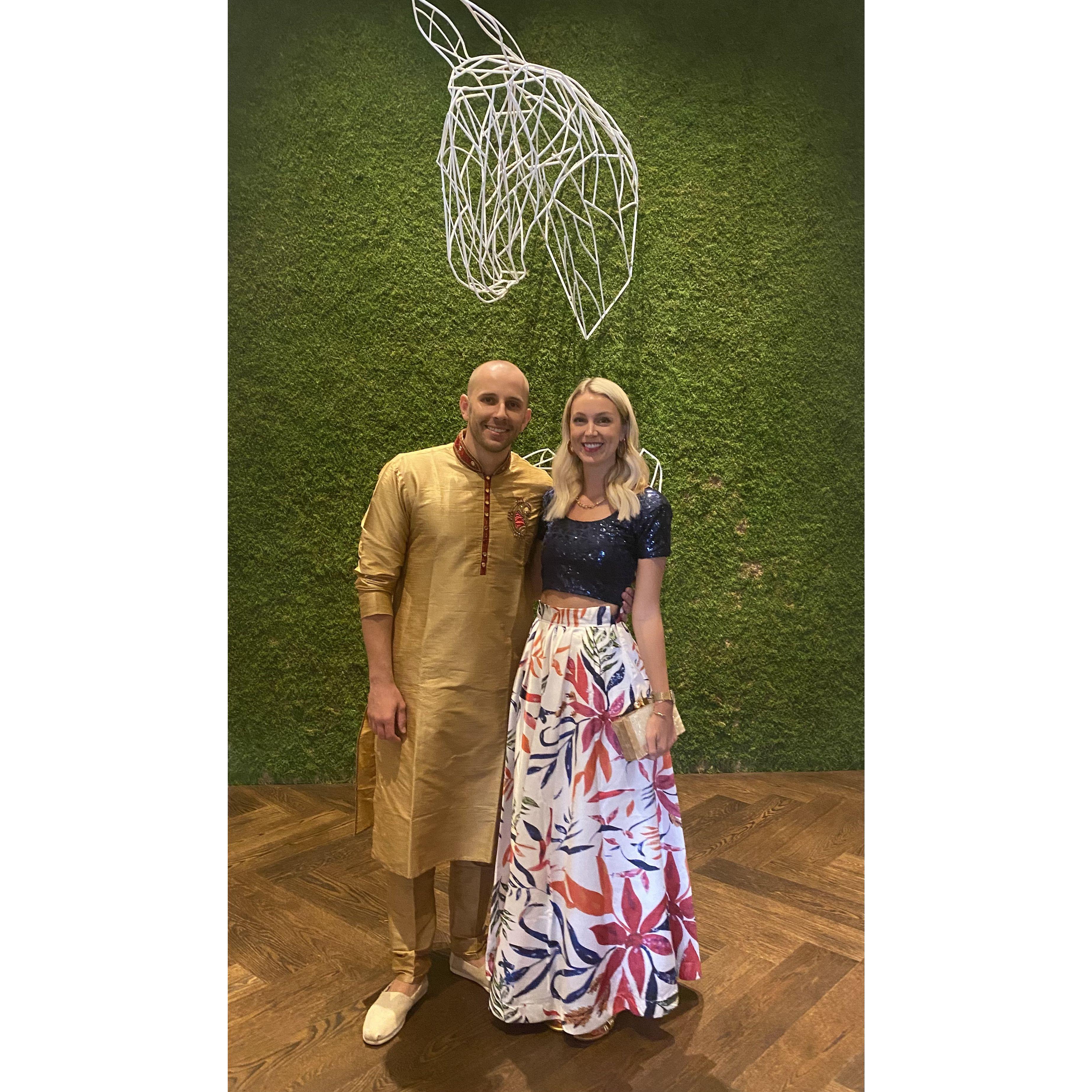 Michelle's first (but certainly not last) Indian wedding, celebrating  Kaushal and Shreya