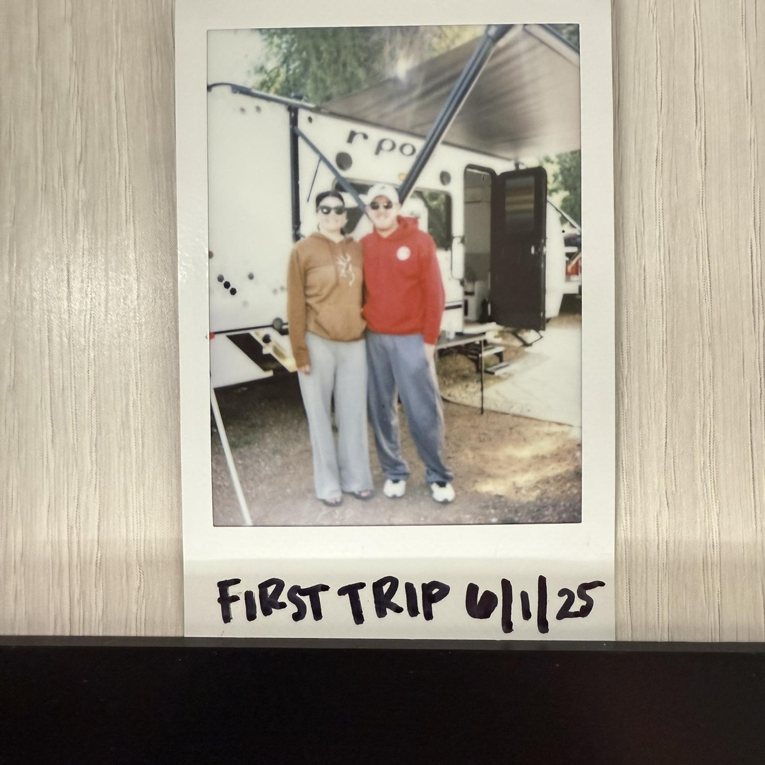 First camping trip with our trailer