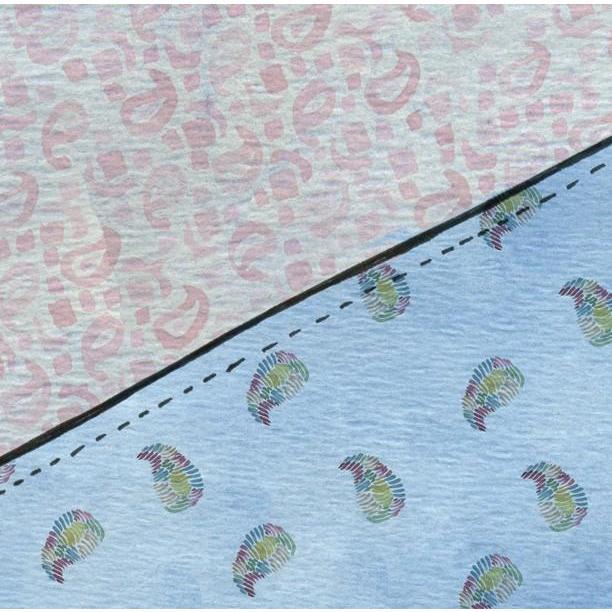 Traditional Persian embroidered cloth called “termeh” handed down from generation to generation that symbolizes family and tradition.